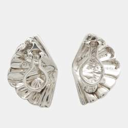 Pre Owned Tiffany & Co. Shell Sterling Silver Earrings
