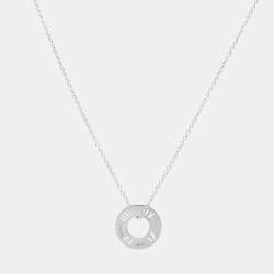 Tiffany & Co. Atlas Pierced Sterling Silver Pendant Necklace