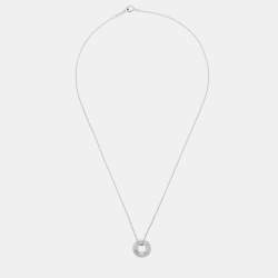Tiffany & Co. Atlas Pierced Sterling Silver Pendant Necklace
