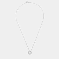 Tiffany & Co. Atlas Pierced Sterling Silver Pendant Necklace