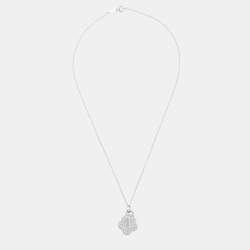 Tiffany and Co. "Go Women" Sterling Silver Pendant Necklace
