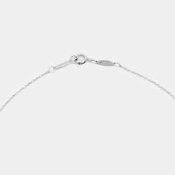 Pre Owned Tiffany & Co. Elsa Peretti Round Disc Sterling Silver Pendant Necklace