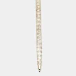 Pre Owned Tiffany & Co. Silver 925 Textured Ballpoint Pen