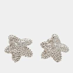 Pre Owned Tiffany & Co. Starfish Sterling Silver Earrings
