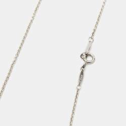 Tiffany & Co. Elsa Peretti Open Heart Sterling Silver Large Model Necklace