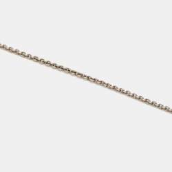 Pre Owned Tiffany & Co. Elsa Peretti Open Heart Sterling Silver Necklace