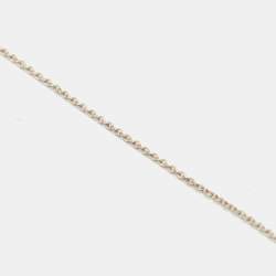 Pre Owned Tiffany & Co. Elsa Peretti Open Heart Sterling Silver Necklace