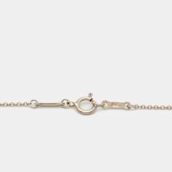 Pre Owned Tiffany & Co. Elsa Peretti Open Heart Sterling Silver Necklace