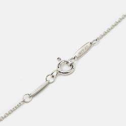 Tiffany & Co. Elsa Peretti Open Heart Sterling Silver Necklace