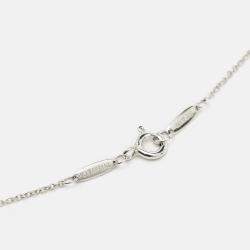 Tiffany & Co. Elsa Peretti Open Heart Sterling Silver Necklace
