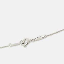 Tiffany & Co. Elsa Peretti Open Heart Sterling Silver Necklace