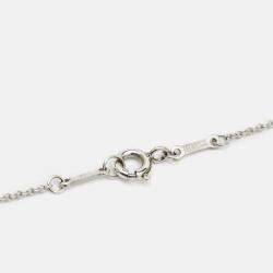 Pre Owned Tiffany & Co. Elsa Peretti Open Heart Sterling Silver Necklace