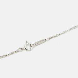 Pre Owned Tiffany & Co. Atlas Cube Sterling Silver Necklace