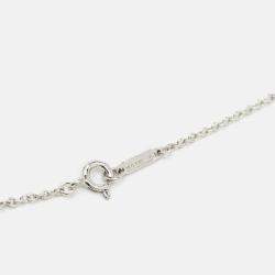 Pre Owned Tiffany & Co. Atlas Cube Sterling Silver Necklace