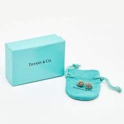 Pre Owned Tiffany & Co. Knot Sterling Silver Earrings