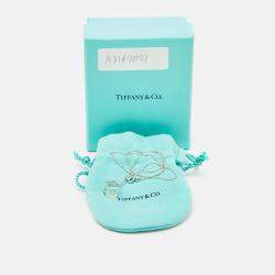 Pre Owned Tiffany & Co. Atlas Cube Sterling Silver Necklace