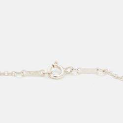 Pre Owned Tiffany & Co. Elsa Peretti Open Heart Sterling Silver Necklace