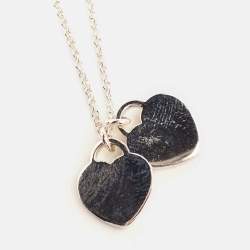 Pre Owned Tiffany & Co. Return To Tiffany Enamel Sterling Silver Pendant Necklace