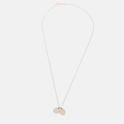 Pre Owned Tiffany & Co. Return To Tiffany Enamel Sterling Silver Pendant Necklace