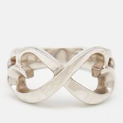 Tiffany & Co.Paloma Picasso Heart Sterling Silver Ring  Size 52
