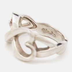 Tiffany & Co.Paloma Picasso Heart Sterling Silver Ring  Size 52