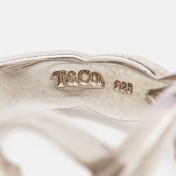 Tiffany & Co.Paloma Picasso Heart Sterling Silver Ring  Size 52