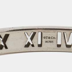 Tiffany & Co. Atlas Sterling Silver Bangle Bracelet