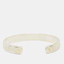 Pre Owned Tiffany & Co. Vintage Atlas Silver 925 Open Cuff Bracelet