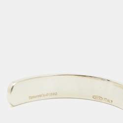 Pre Owned Tiffany & Co. Vintage Atlas Silver 925 Open Cuff Bracelet