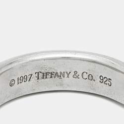 Pre Owned Tiffany & Co. 1837 Sterling Silver Open Cuff Bracelet