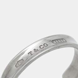 Pre Owned Tiffany & Co. 1837 Sterling Silver Open Cuff Bracelet