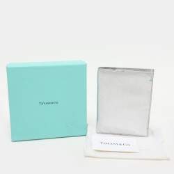 Tiffany & Co. Silver Leather Passport Holder