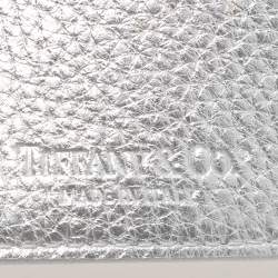Tiffany & Co. Silver Leather Passport Holder