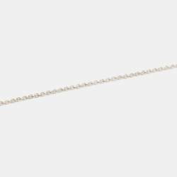 Tiffany & Co. Elsa Peretti Open Heart Sterling Silver 925 Pendant Necklace