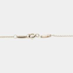 Tiffany & Co. Elsa Peretti Open Heart Sterling Silver 925 Pendant Necklace