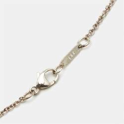 Tiffany & Co. 1837  Oval Loop Sterling Silver 925 Pendant Necklace