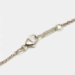 Tiffany & Co. 1837  Oval Loop Sterling Silver 925 Pendant Necklace
