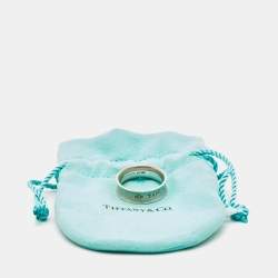Tiffany & Co. Tiffany 1837  Sterling Silver Band Ring Size 58