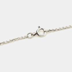 Pre Owned Tiffany & Co. Heart Silver 925 Lariat Necklace