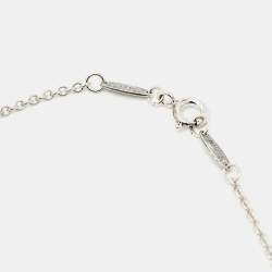 مملوكة مسبقًا قلادة تيفاني & كو. إيلسا بيرتي قلب مفتوح فضة استرليني