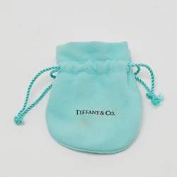 Pre Owned Tiffany & Co. Return to Tiffany Round Tag Sterling Silver 925 Hook Earrings