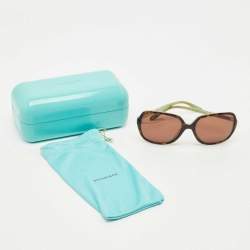 Pre Owned Tiffany & Co. Brown/Blue Gradient TF4072 B Oversized Sunglasses