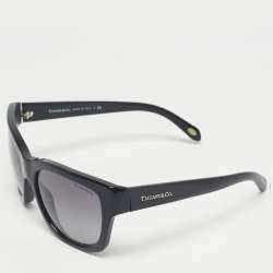 Pre Owned Tiffany & Co. Black Gradient TF 4019 Cat Eye Sunglasses