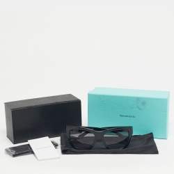 Pre Owned Tiffany & Co. Black Gradient TF 4019 Cat Eye Sunglasses