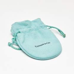 Pre Owned Tiffany & Co. Tiffany 1837 Sterling Silver 925 Narrow Open Cuff Bracelet