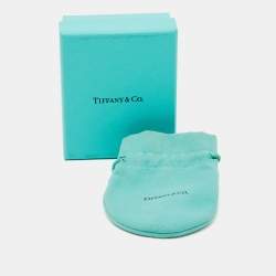 Pre Owned Tiffany & Co. Return To Tiffany Heart Tag Silver 925 Double Chain Bracelet