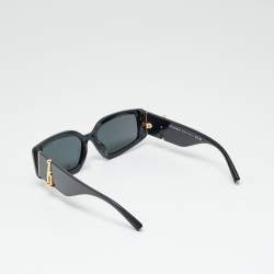 Pre Owned Tiffany & Co. Black Steve Mcqueen TF 4208 U Rectangle Sunglasses