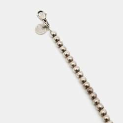 Pre Owned Tiffany & Co. Return To Tiffany Enamel Silver 925 Bead Bracelet