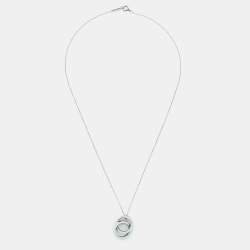 Pre Owned Tiffany & Co. 1837 Interlocking Circles Sterling Silver Necklace