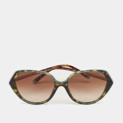 Pre Owned Tiffany & Co. Brown/Blue Gradient TF 4179 B Crystal Cat Eye Sunglasses